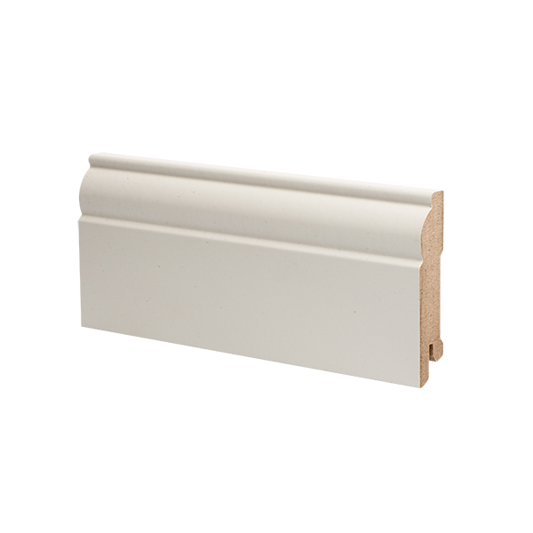 Плинтус DeArtio U104-80 мм RAL 9010
